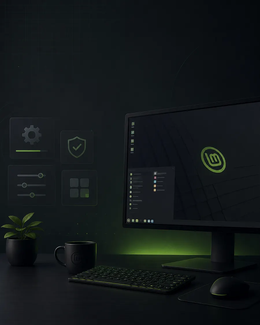 Linux Mint auf der Startseite
